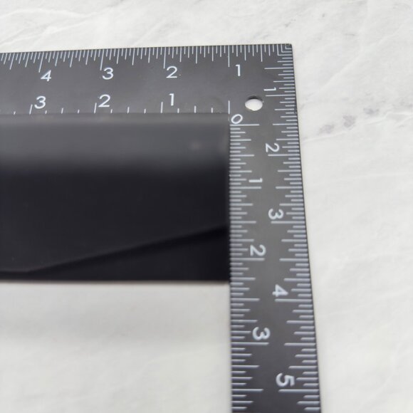 iGreen Tri Fold Eyeglasses Case with Cleaning Cloth Magnetic Close Fold Flat - Picture 6 of 7